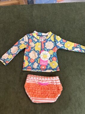 Rufflebutts two piece swimsuit
